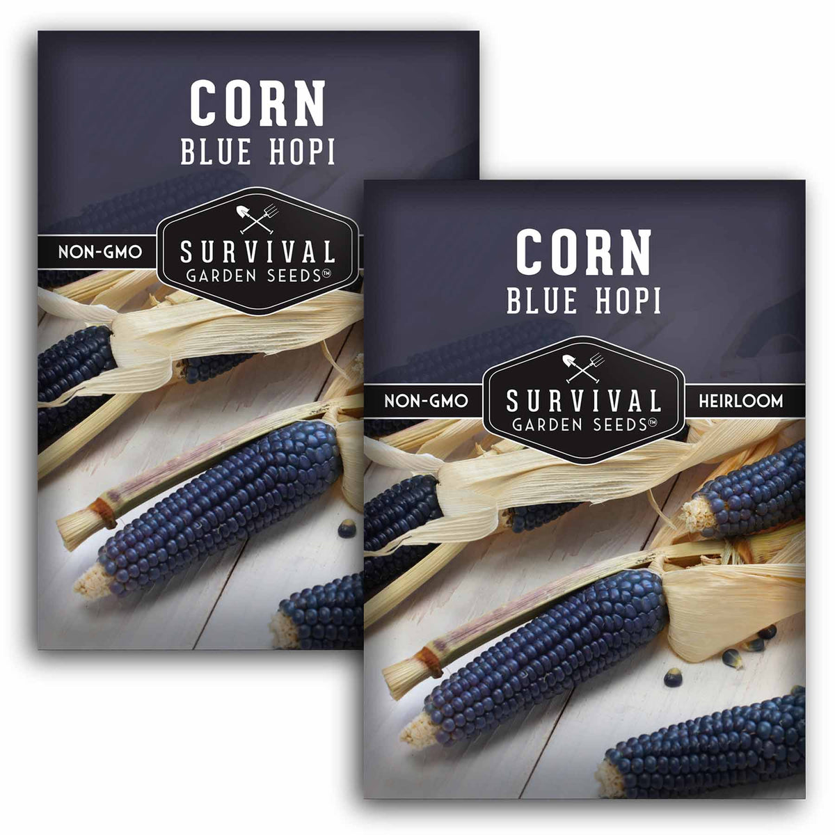 2 packets of Blue Hope Corn seeds
