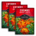 3 packets of Bright Lights Cosmos seeds