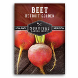 Detroit Golden Beet seed packet