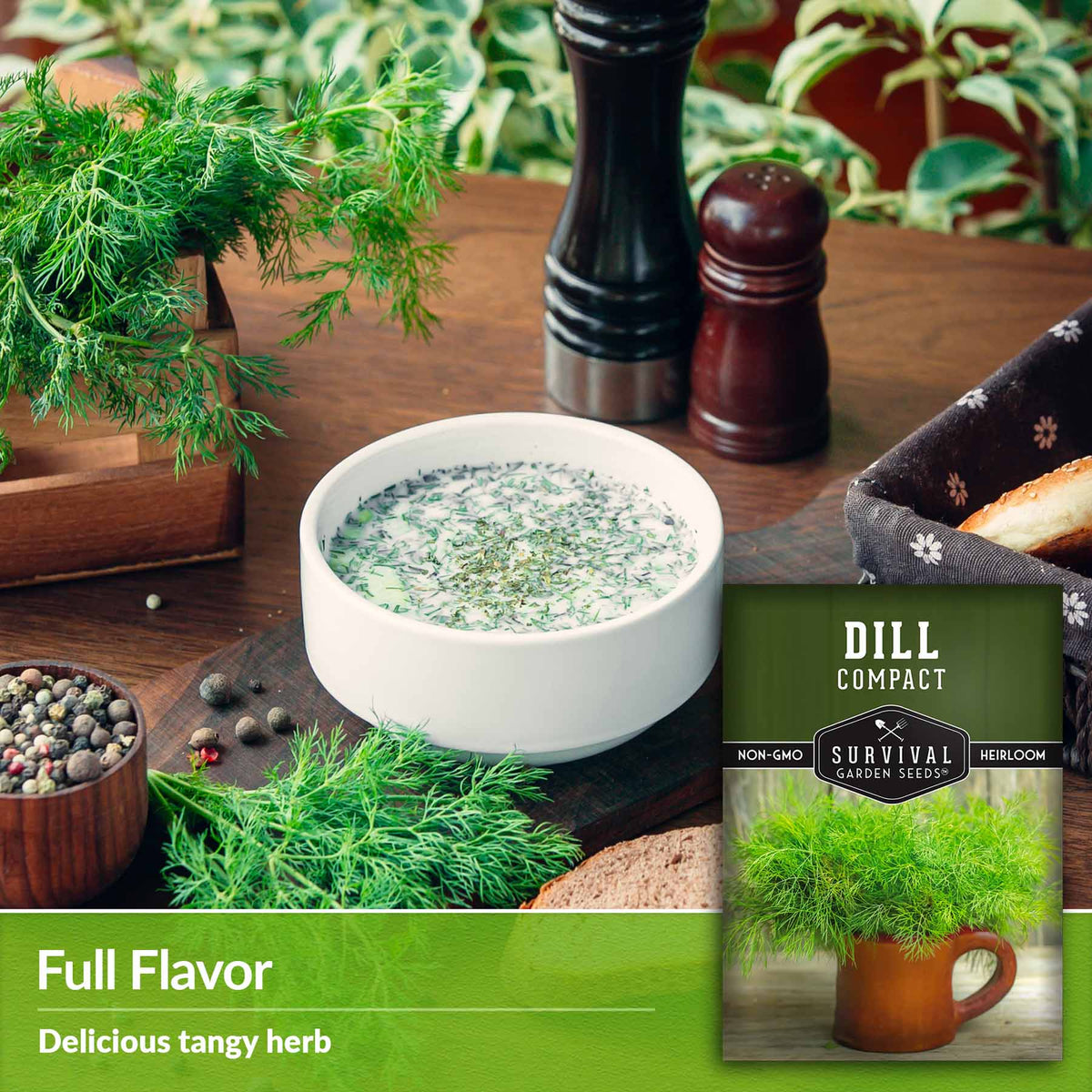 Full flavor - delicious tangy herb