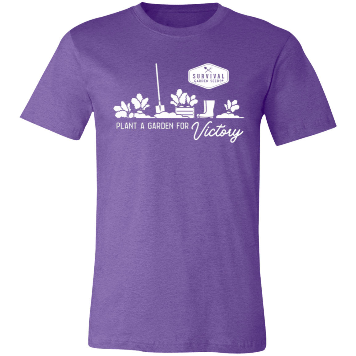 Victory Garden Challenge Tee - White Design