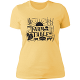 Ladies' Boyfriend T-Shirt - Farm to Table