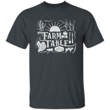 Unisex Short-Sleeve T-shirt - Farm to Table (white)