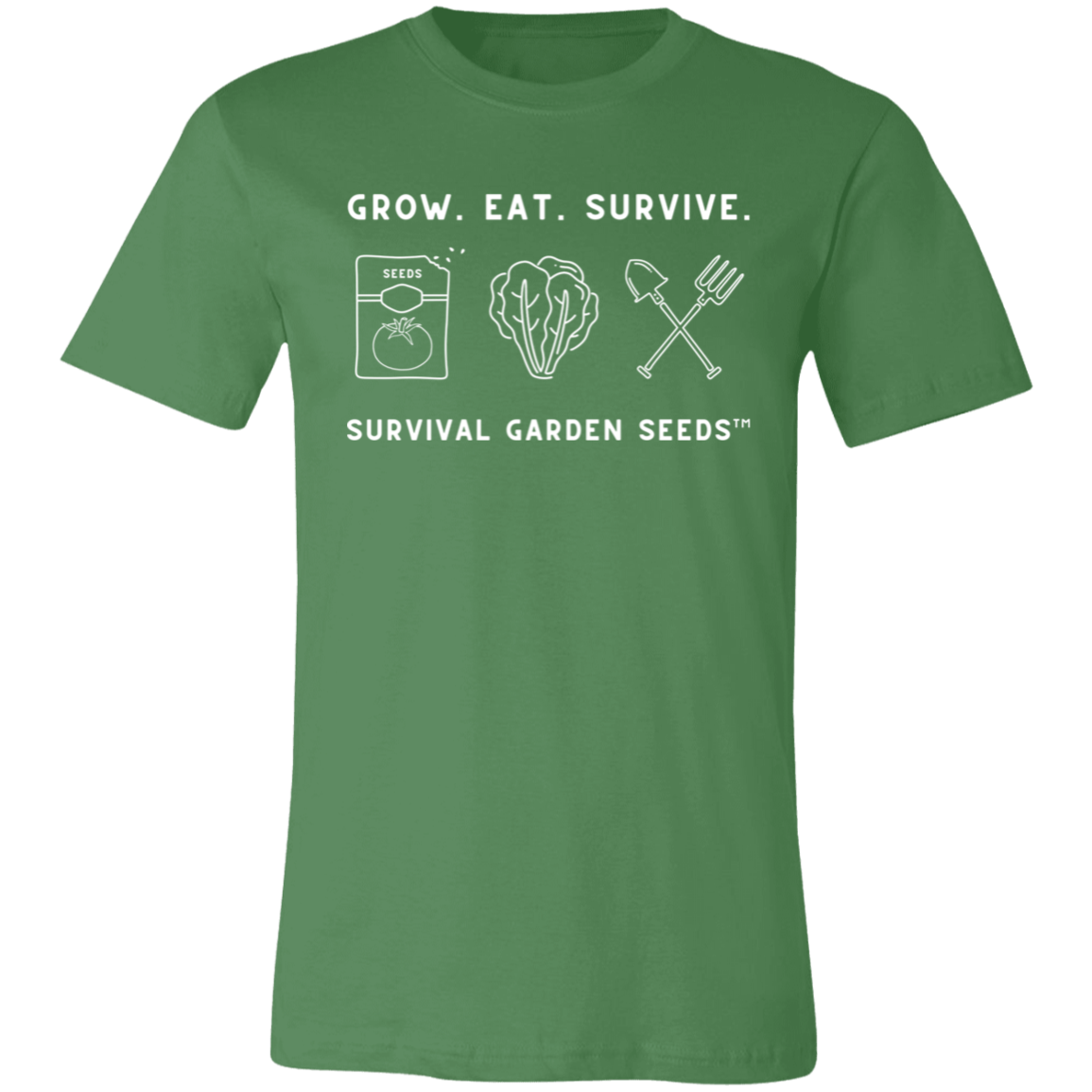 Short-Sleeve T-Shirt - Grow. Eat. Survive.