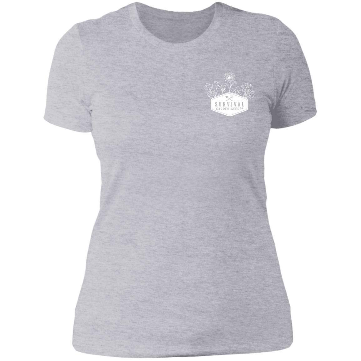 Ladies' Boyfriend T-Shirt - Flower Logo