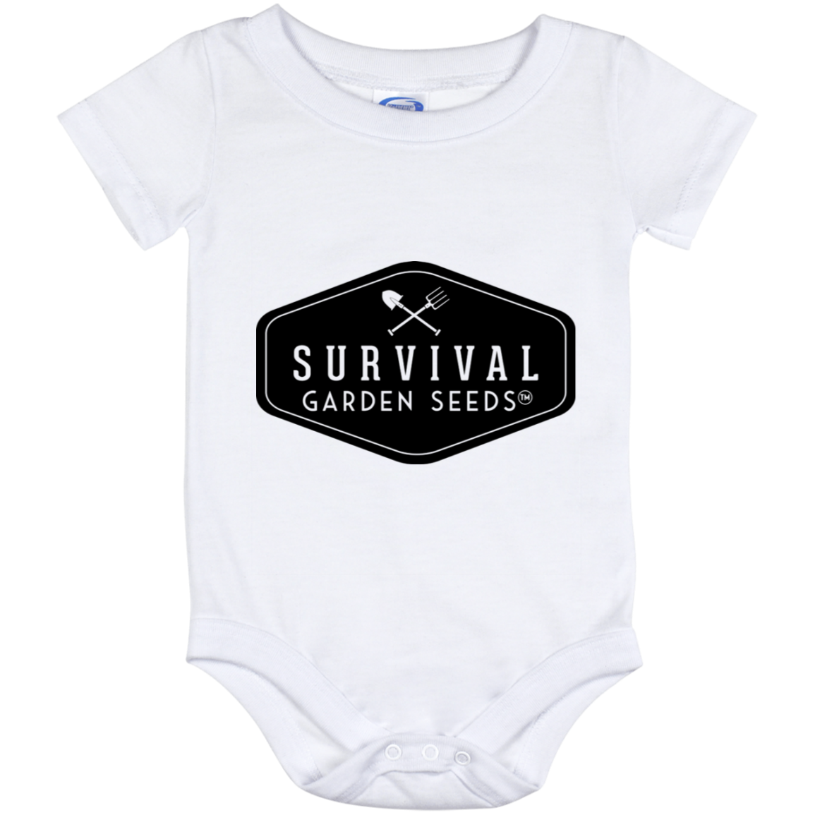 Survival Garden Seeds Logo - Baby Onesie 12 Month