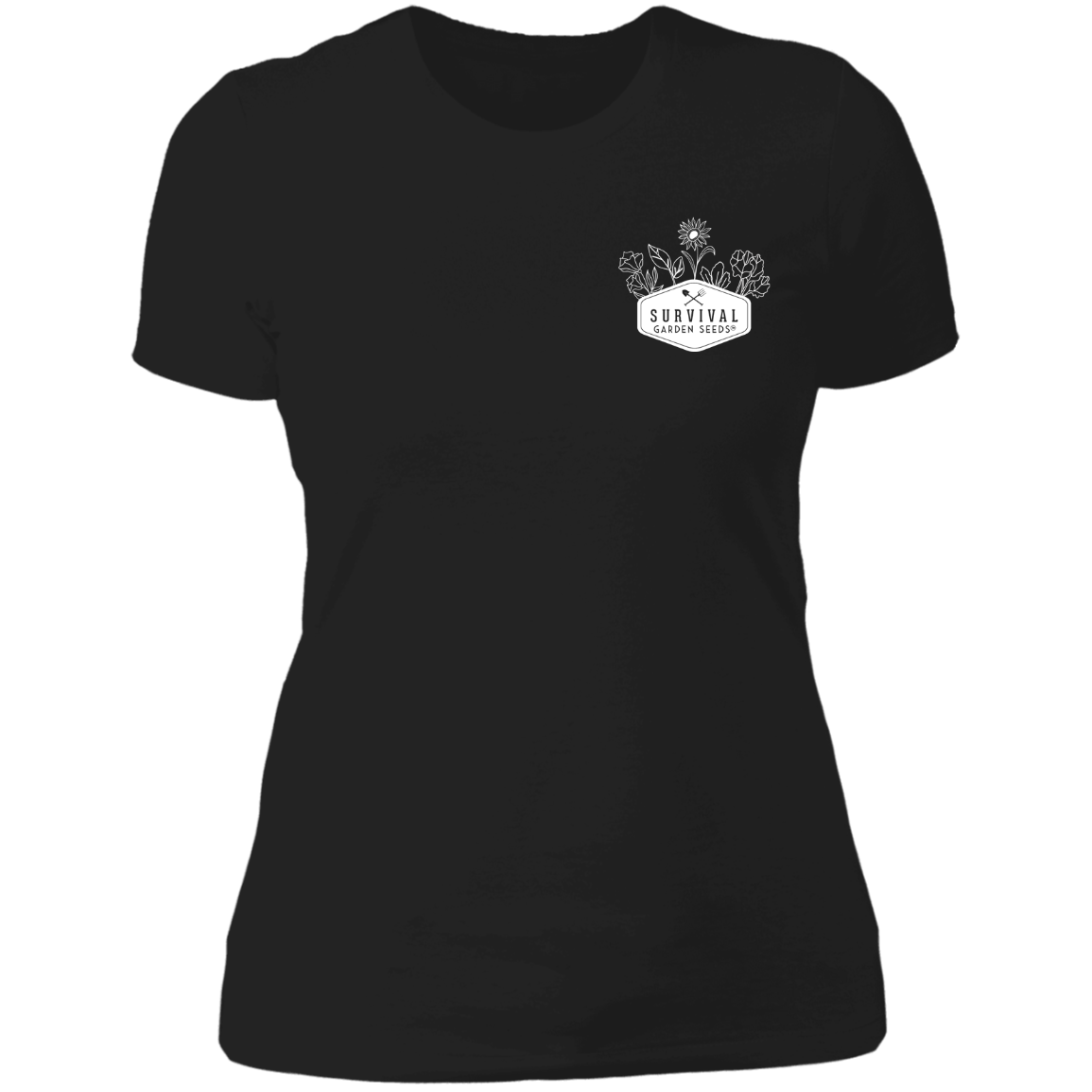 Ladies' Boyfriend T-Shirt - Flower Logo