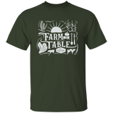 Unisex Short-Sleeve T-shirt - Farm to Table (white)