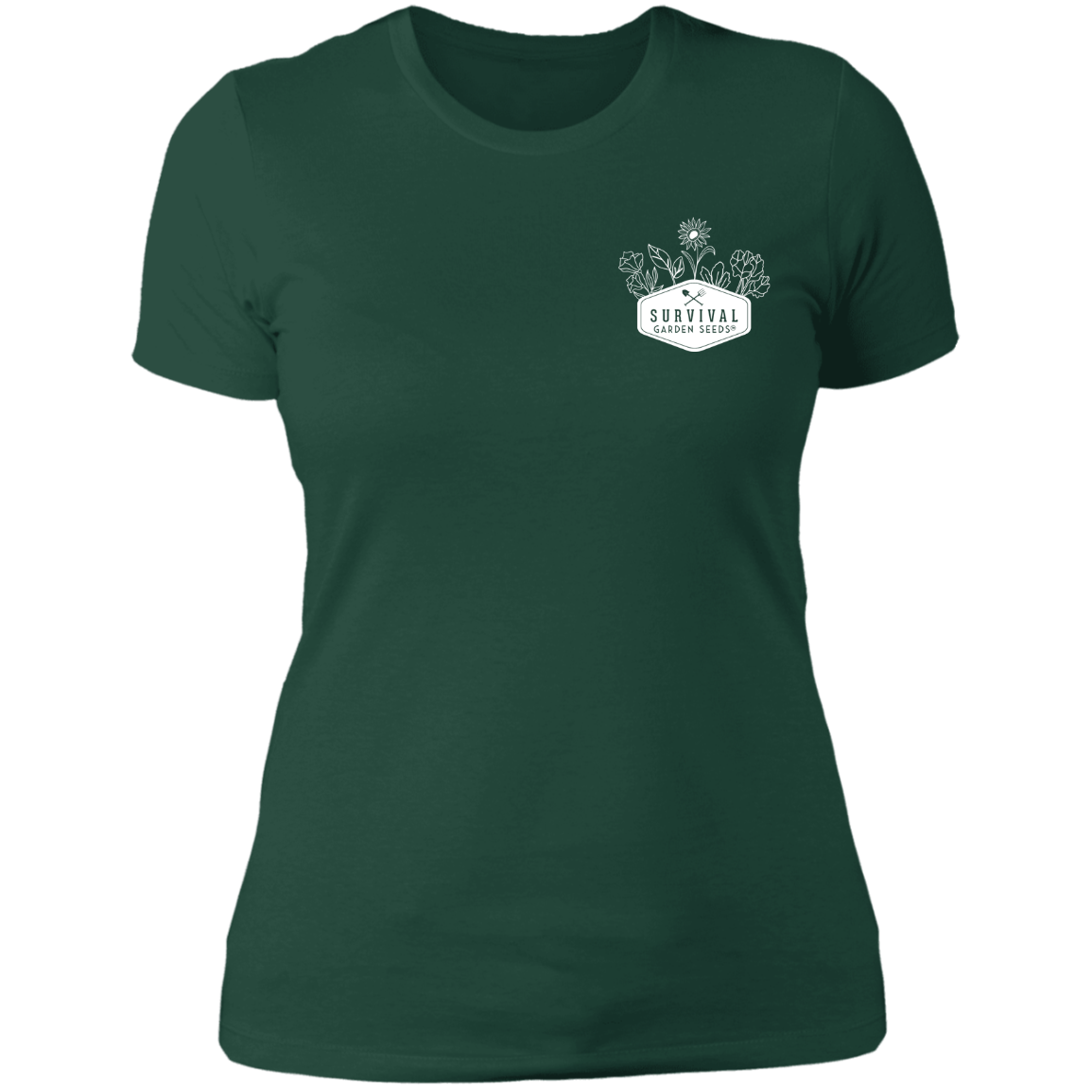 Ladies' Boyfriend T-Shirt - Flower Logo