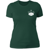 Ladies' Boyfriend T-Shirt - Flower Logo