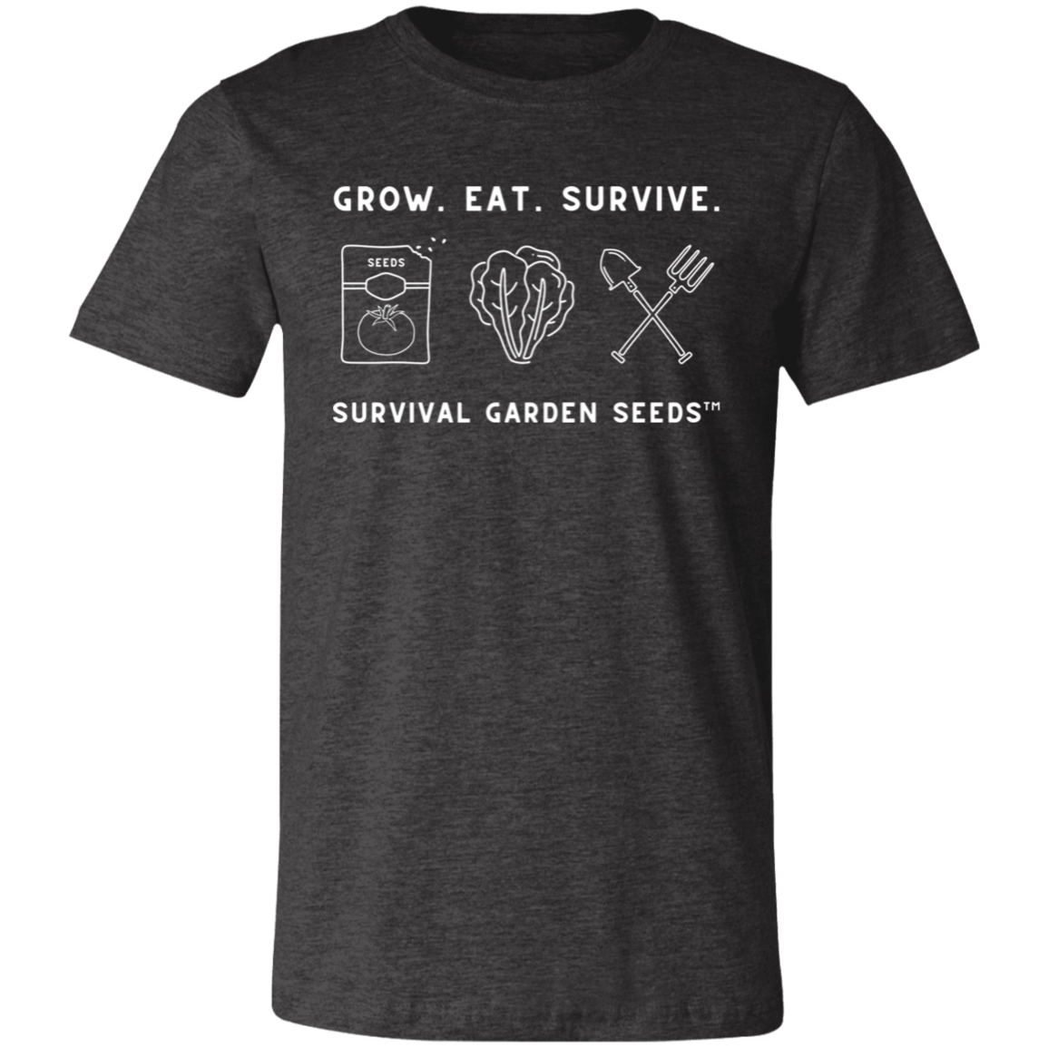 Short-Sleeve T-Shirt - Grow. Eat. Survive.