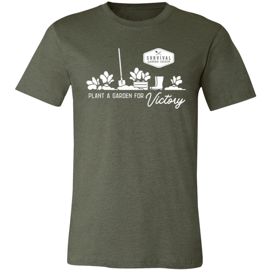 Victory Garden Challenge Tee - White Design