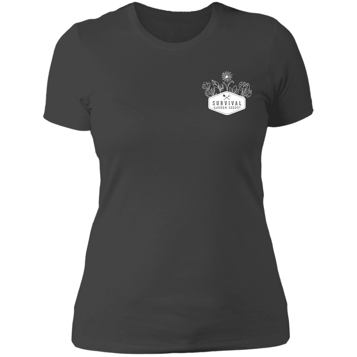 Ladies' Boyfriend T-Shirt - Flower Logo