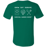 Unisex Short-Sleeve T-Shirt - SGS Logo/Grow. Eat. Survive.