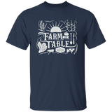 Unisex Short-Sleeve T-shirt - Farm to Table (white)