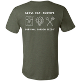 Unisex Short-Sleeve T-Shirt - SGS Logo/Grow. Eat. Survive.