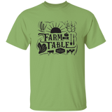 Unisex Short-Sleeve T-shirt - Farm to Table (black)