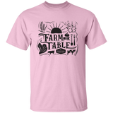 Unisex Short-Sleeve T-shirt - Farm to Table (black)