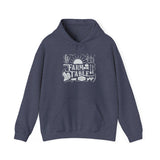Farm to Table Unisex Hoodie - front - Heather Sport Dark Navy