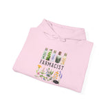 Unisex Hoodie - Farmacist - folded - light pink