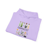 Unisex Hoodie - Farmacist - folded - orchid