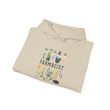 Unisex Hoodie - Farmacist - folded - sand