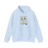Unisex Hoodie - Farmacist - front - light blue