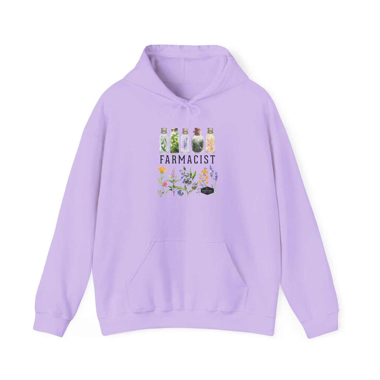 Unisex Hoodie - Farmacist - front - orchid