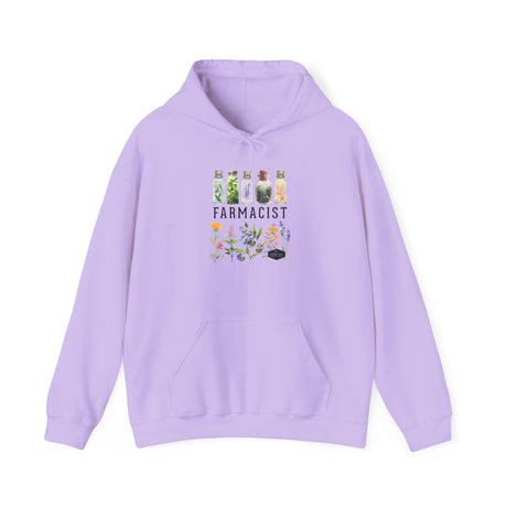 Unisex Hoodie - Farmacist - front - orchid