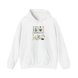 Unisex Hoodie - Farmacist - front - white