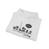 Grow a Garden for Victory Unisex Hoodie - folded - Ash