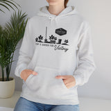 Grow a Garden for Victory Unisex Hoodie on female model - Ash