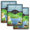 3 Packets of Garden Cress