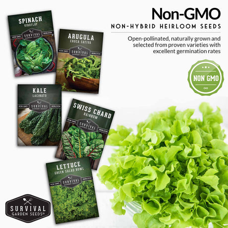 Non-GMO non-hybrid heirloom vegetable seeds