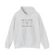 Grow, Eat, Survive Unisex Hoodie - front - Ash