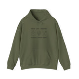 Grow, Eat, Survive Unisex Hoodie - front - Military Green