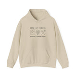 Grow, Eat, Survive Unisex Hoodie - front - Sand