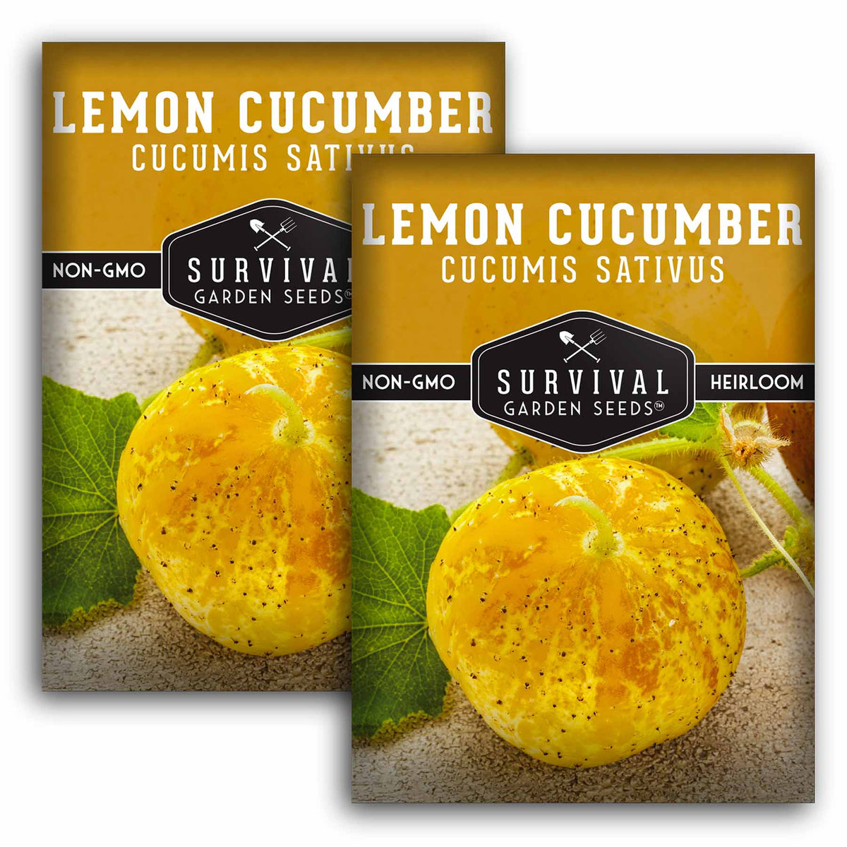 2 packets of Lemon Cucumber seeds