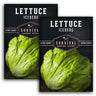 2 packets of Iceberg Lettuce seeds