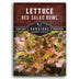 1 packet of Red Salad Bowl lettuce seeds