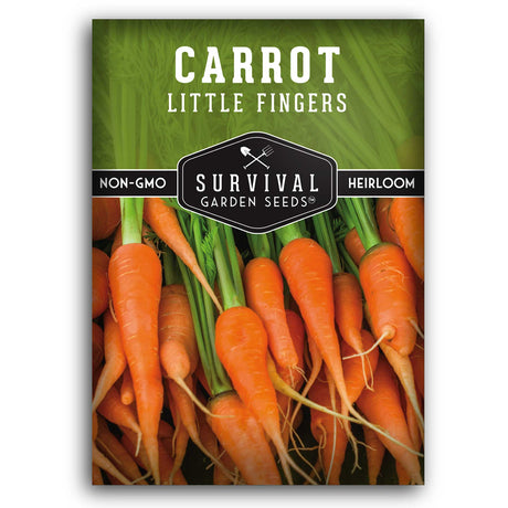 1 packet of Little Fingers Carrot seeds