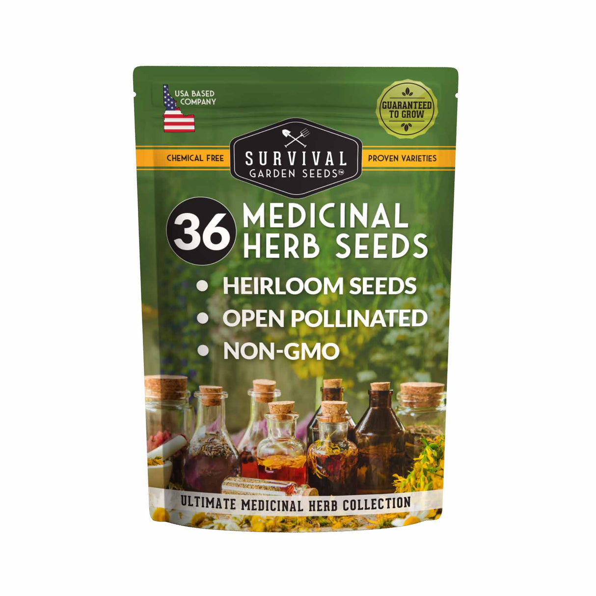 Ultimate Medicinal Herb Seed Collection - 36 Medicinal Herbs