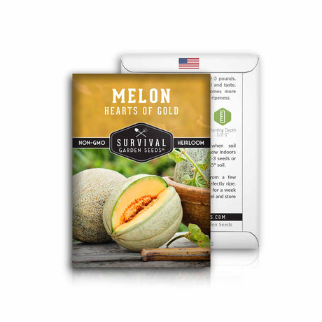 Hearts of Gold melon seed packet