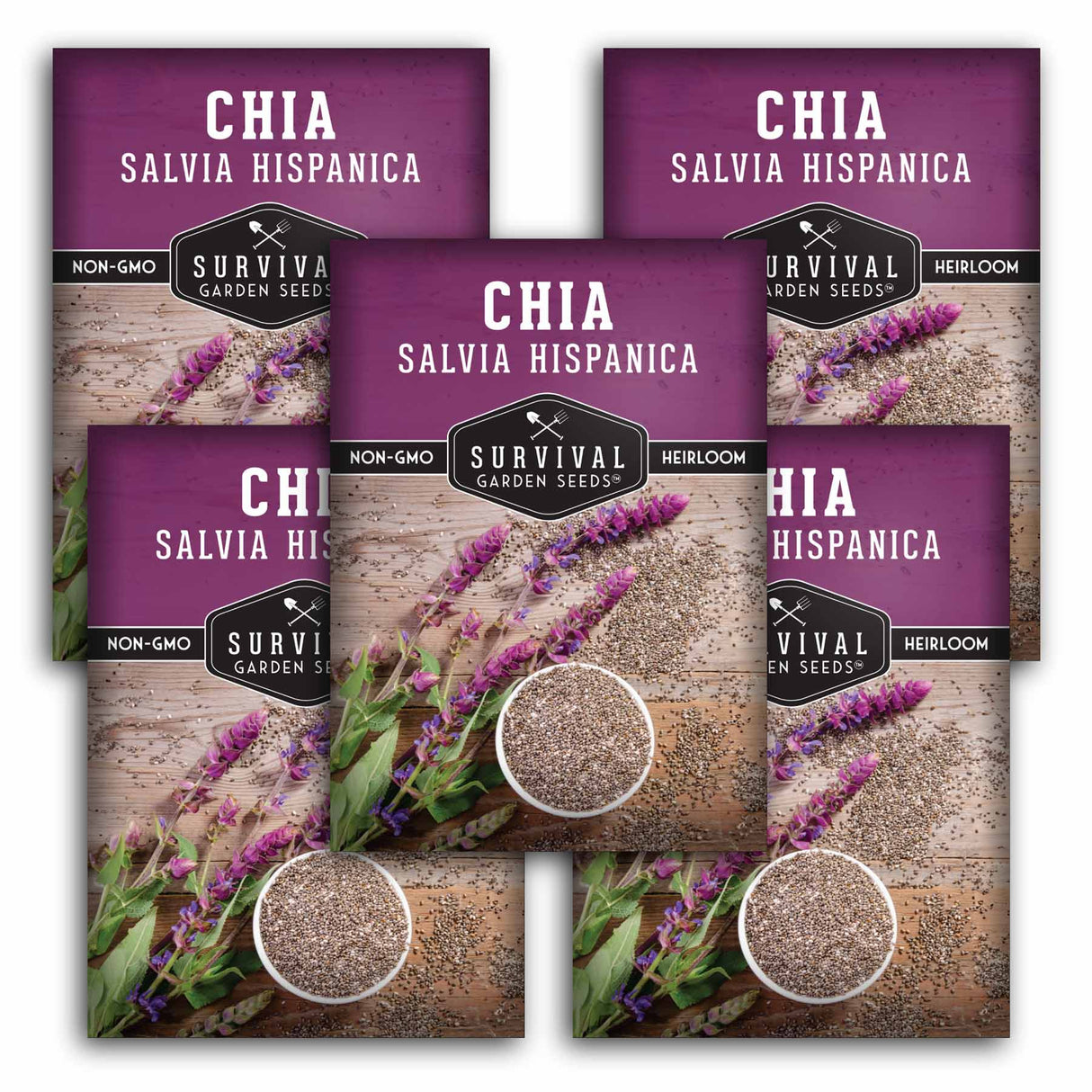 5 Packets of Mexican Chia seeds