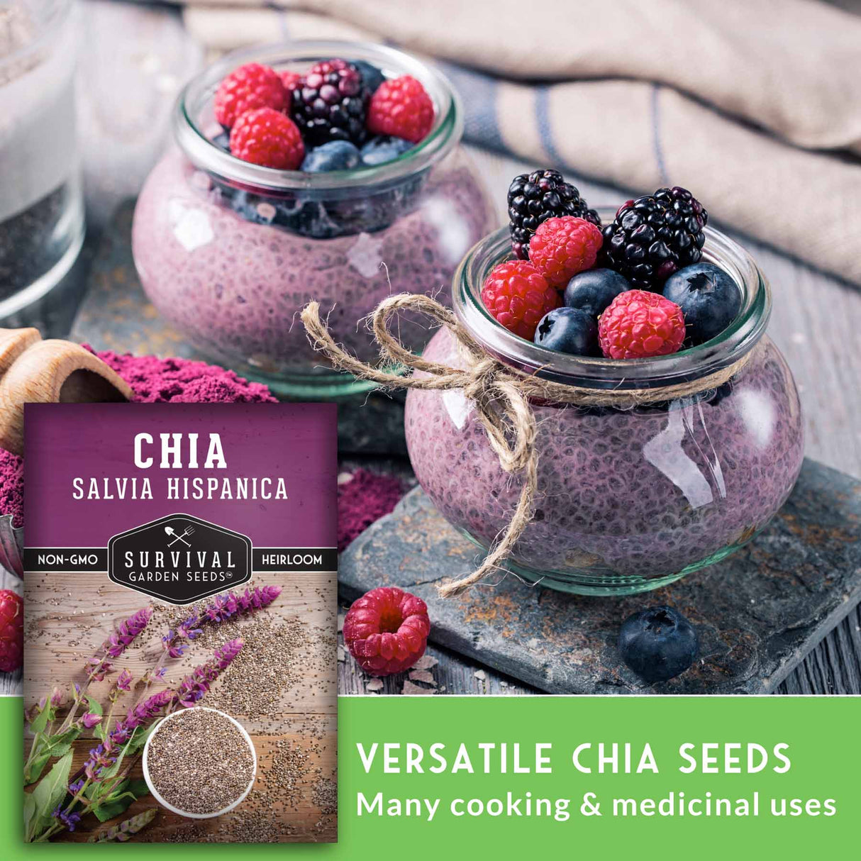 Versatile Chia seeds - many cooking and medicinal uses