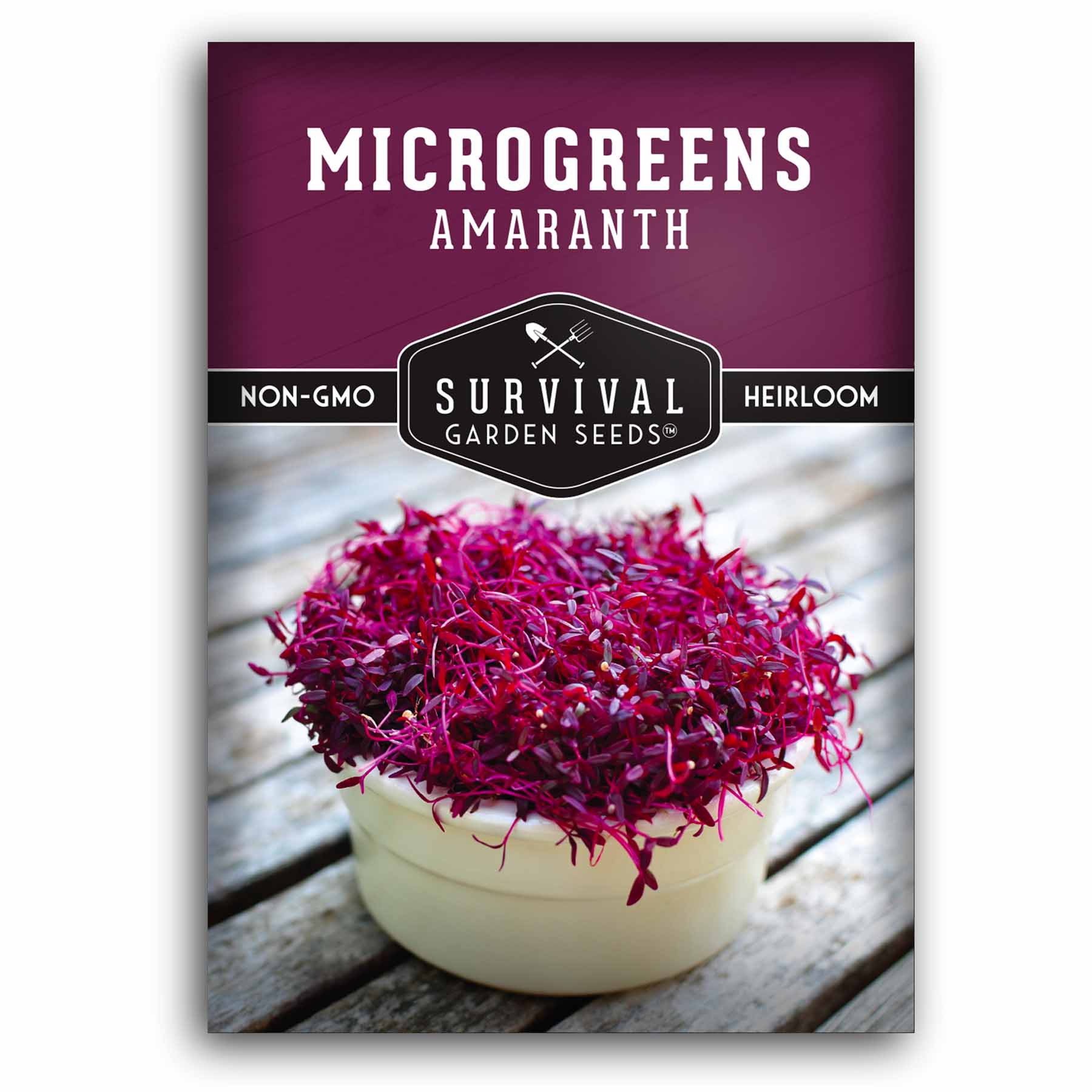 1 packet of Amaranth Microgreens seeds