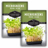 2 packets of Mung Bean microgreens seeds