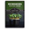 1 packet of Mustard Microgreens Seeds