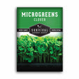 Clover microgreen seed packet