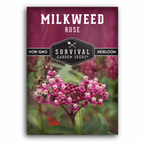 1 Packet of Rose Milkweed Seeds